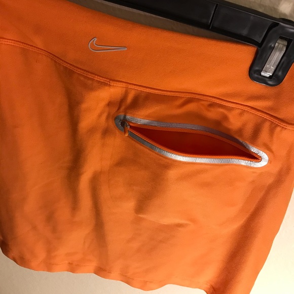 Nike Golf Tour Performance Skort, Sz Small, Orange - Picture 4 of 13